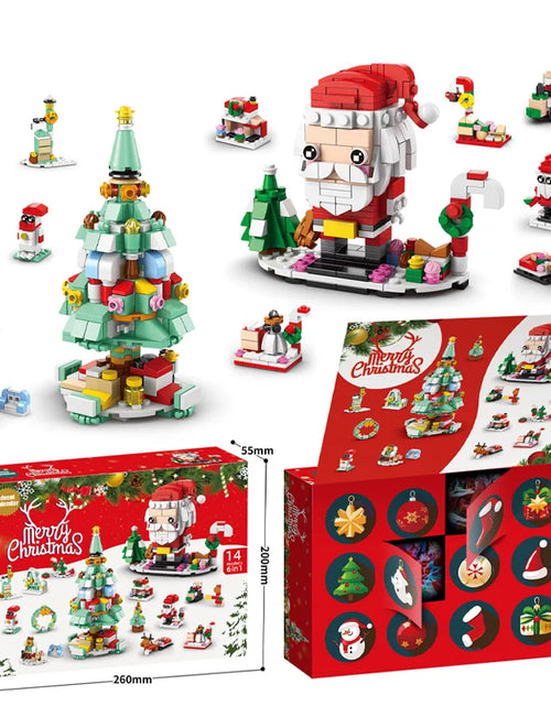 Load image into Gallery viewer, Christmas Building Blocks Set Box Kids Toys 24Years Xmas Advent Calendar Bricks Diy Kit Gift for Children 6 Years Old and Above
