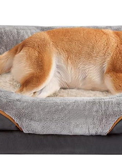 Load image into Gallery viewer, Large Memory Foam Dog Bed, Orthopedic Dog Bed &amp; Sofa with Removable Washable Cover and Squeaker Toy as Gift
