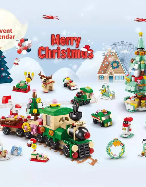 Load image into Gallery viewer, Christmas Building Blocks Set Box Kids Toys 24Years Xmas Advent Calendar Bricks Diy Kit Gift for Children 6 Years Old and Above
