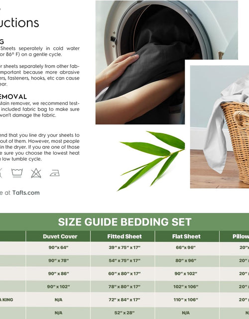 Load image into Gallery viewer, Bamboo Sheets King Size - 100% Bamboo Viscose Sheet Set - 400TC Bamboo Bed Sheets - 4 Pieces - 17” Deep Pocket - Silk Feel, Cooling, Anti-Static, Hypoallergenic (Cool White)
