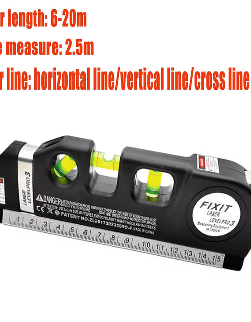 Load image into Gallery viewer, 3 in 1 Laser Tape Measure Laser Distance Measuring Rangefinder Infrared High-Precision Digital Electronic Ruler Measuring Level
