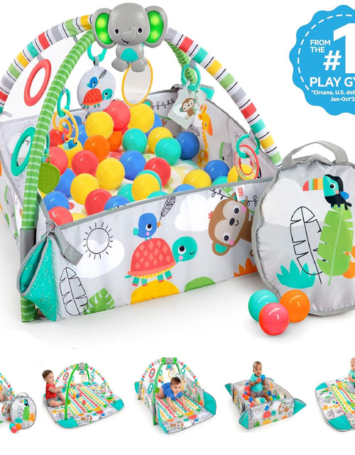 Load image into Gallery viewer, 5-In-1 Your Way Ball Play Activity Gym &amp; Ball Pit, Totally Tropical
